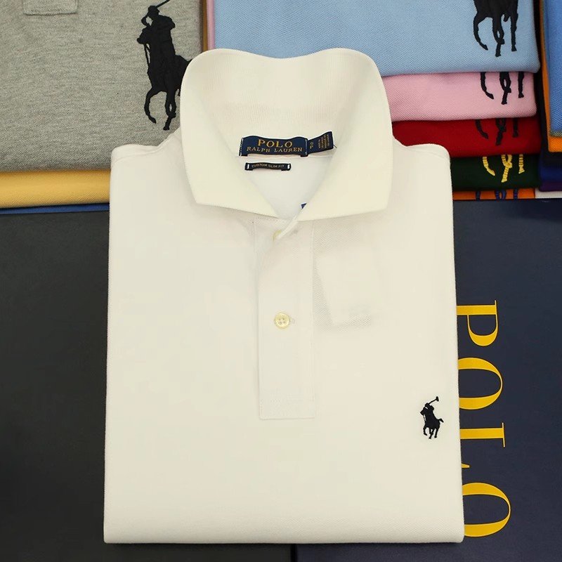 Summer New Men's Polo Shirt Business Fashion Casual Polo Collar T-shirt Polo Shirt Men's T-shirt