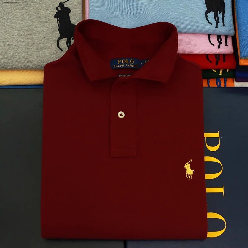 Summer New Men's Polo Shirt Business Fashion Casual Polo Collar T-shirt Polo Shirt Men's T-shirt