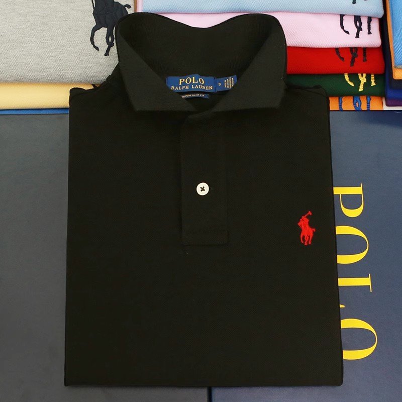 Summer New Men's Polo Shirt Business Fashion Casual Polo Collar T-shirt Polo Shirt Men's T-shirt