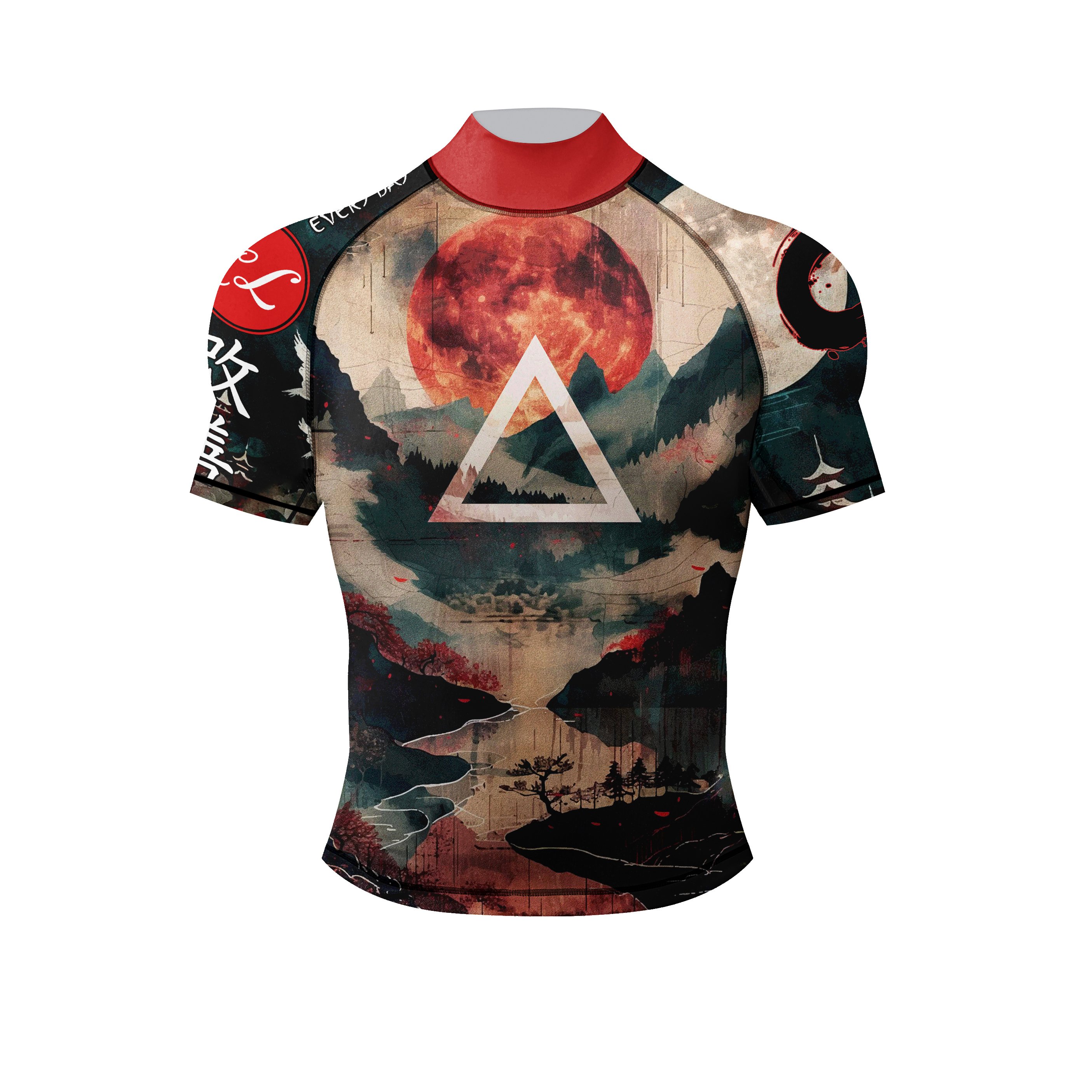 Cody Lundin short sleeve polyester men's superhero spiderman sublimation printing t-shirts gym wear compression rash guard