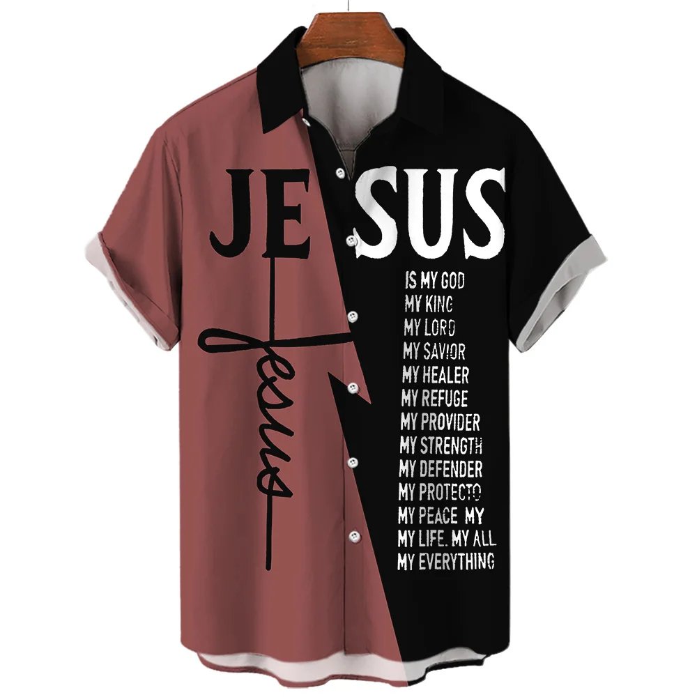 Crusades Shirt For Men 2024 Fashion Men's Polo Top Short Sleeved Casual T-shirt 3d Print Hawaiian Shirt Oversized Men's Clothing