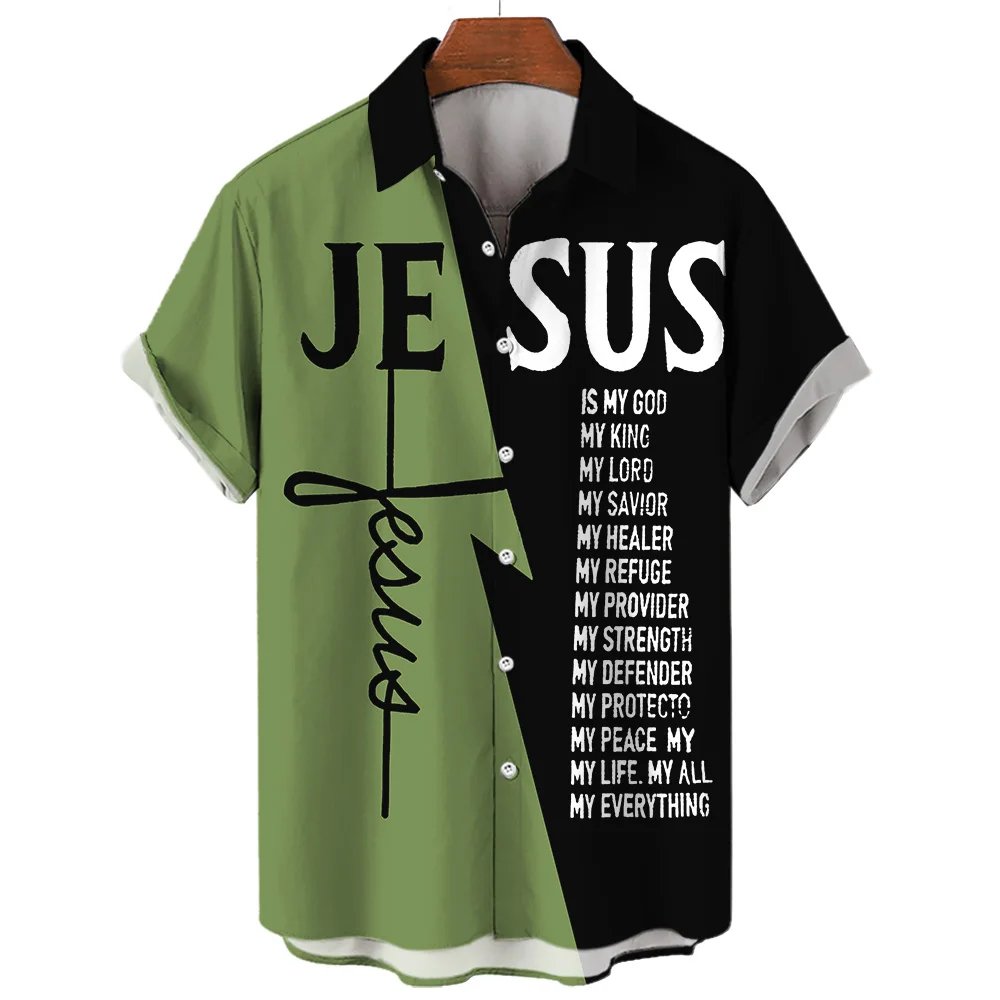 Crusades Shirt For Men 2024 Fashion Men's Polo Top Short Sleeved Casual T-shirt 3d Print Hawaiian Shirt Oversized Men's Clothing