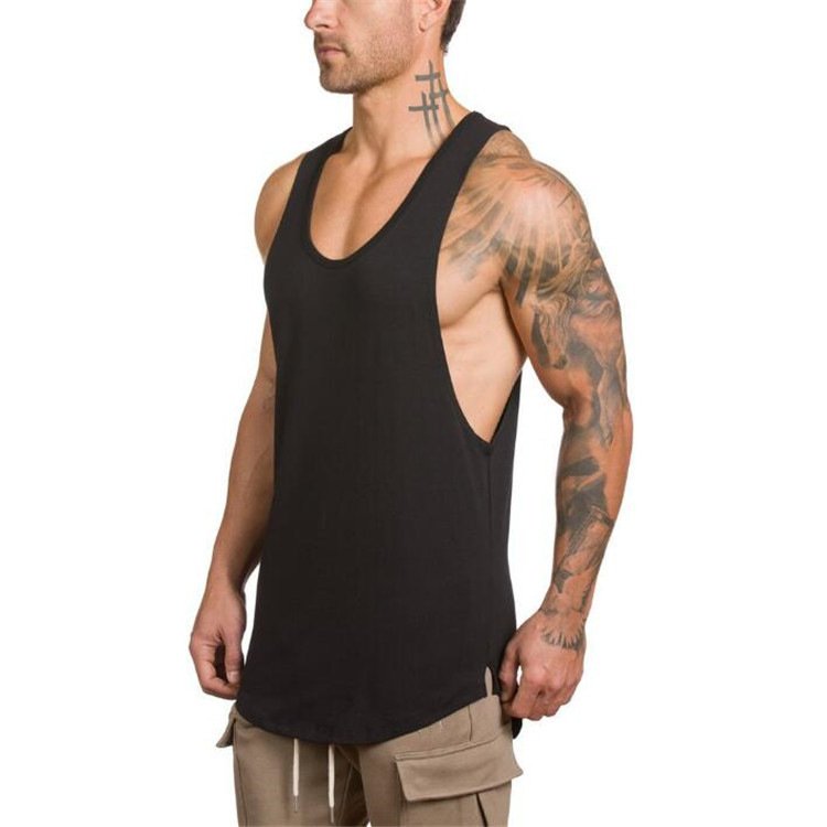 Men's Quick Dry Workout Tank Top Gym Muscle Tee Fitness Bodybuilding Sleeveless T Shirt