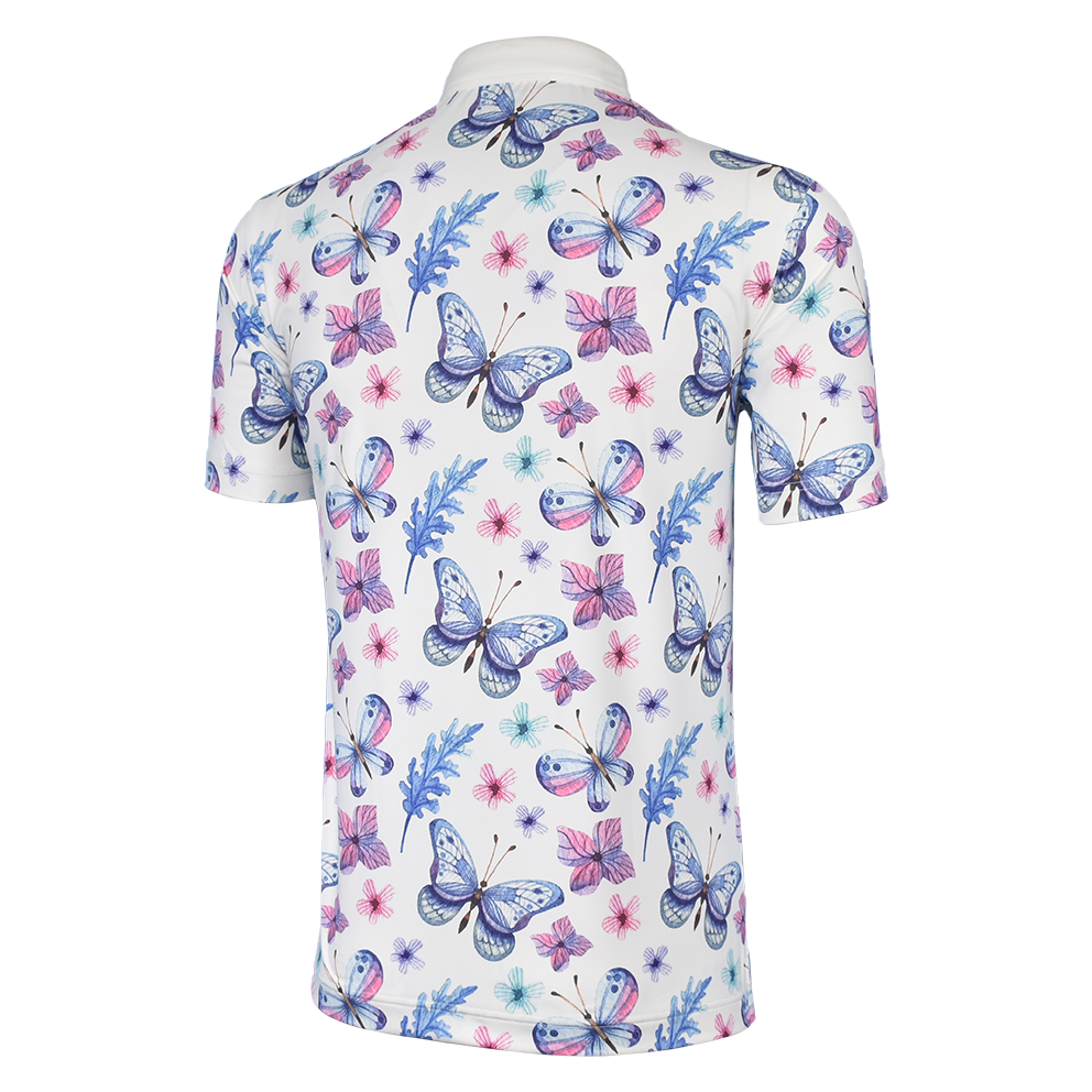 Premium Performance: Custom Polyester Handee Spandex Sublimation Dry Fit Men's Golf Polo Shirt 2021