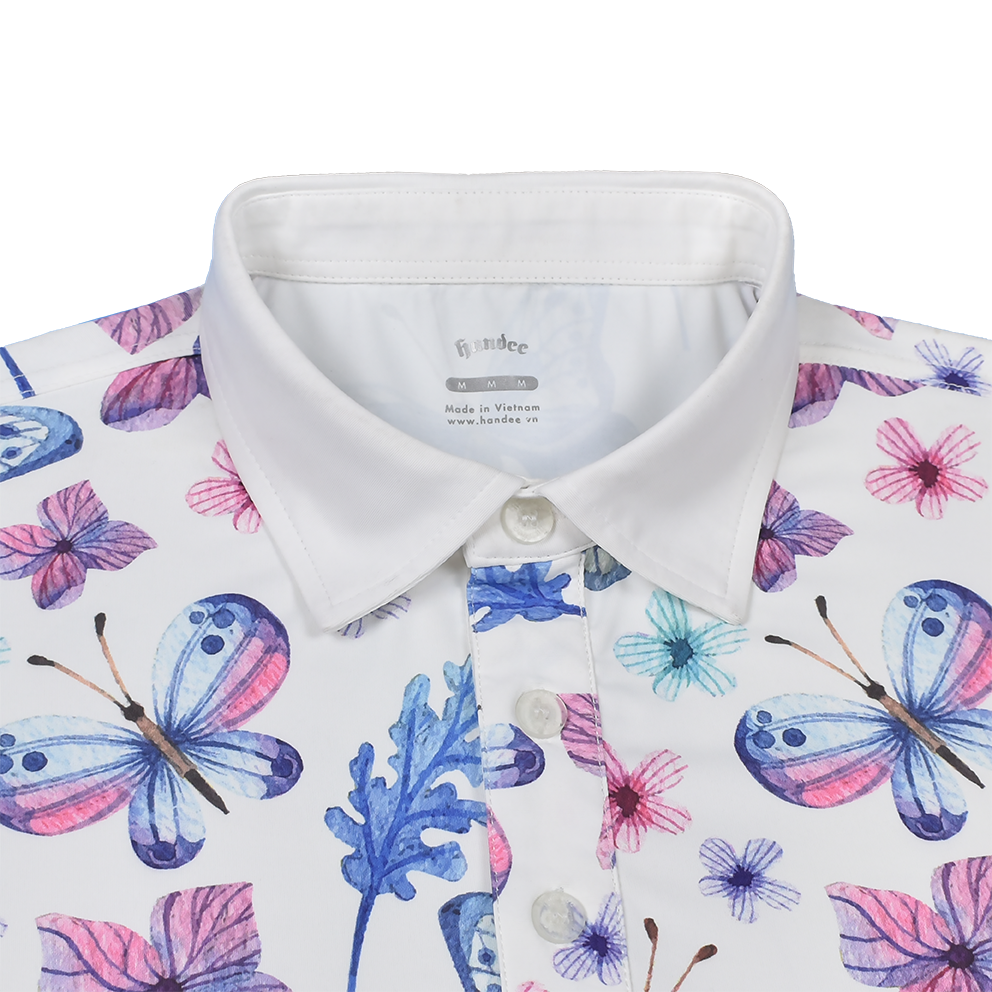 Premium Performance: Custom Polyester Handee Spandex Sublimation Dry Fit Men's Golf Polo Shirt 2021