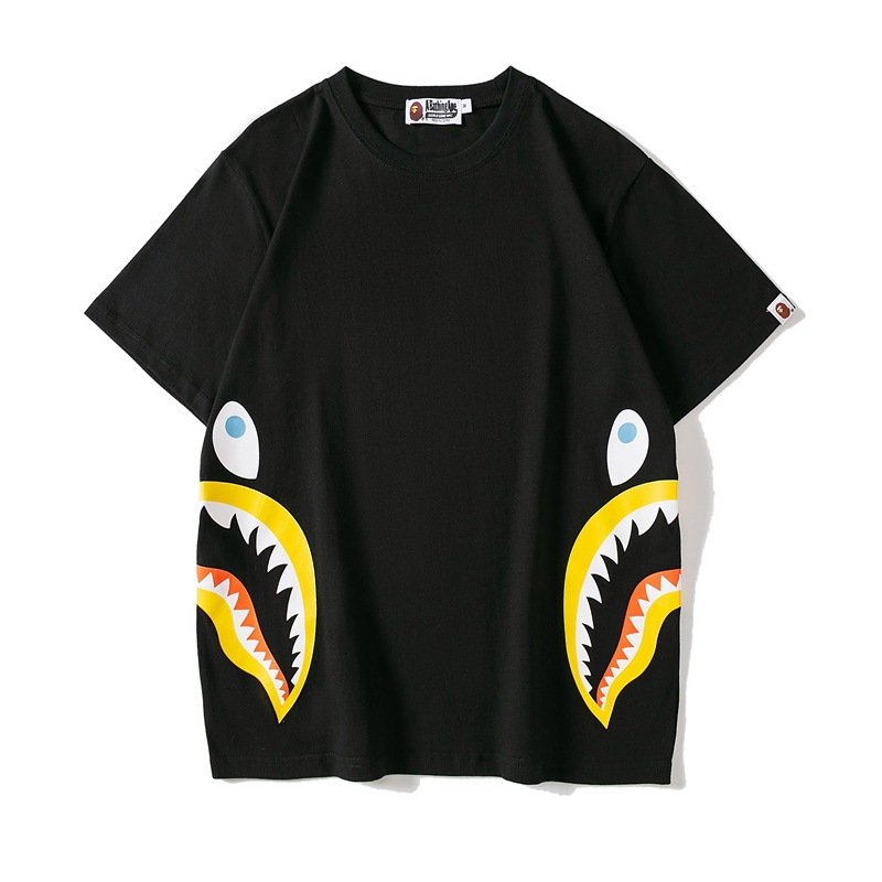 FENGFAN 2024 Top Quality Fashion Designer Bapees T-shirt Men's T-shirts Loose Printed Ape Tee Shirts T-shirt Streetwear