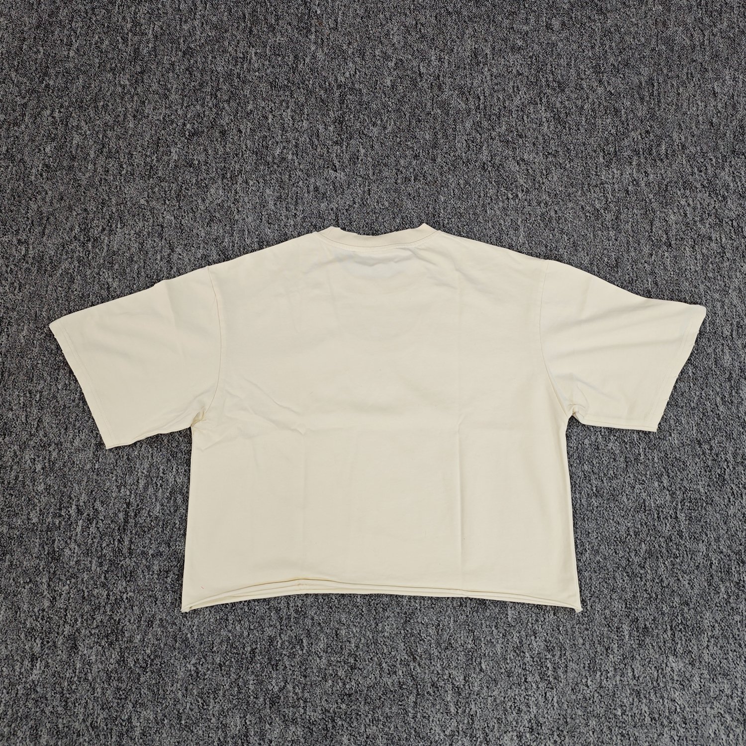 Custom T-shirt Double Collar Short Sleeve Print Boxy Distressed Tee Shirt Vintage Faded Washed T Shirt Men t shirt design