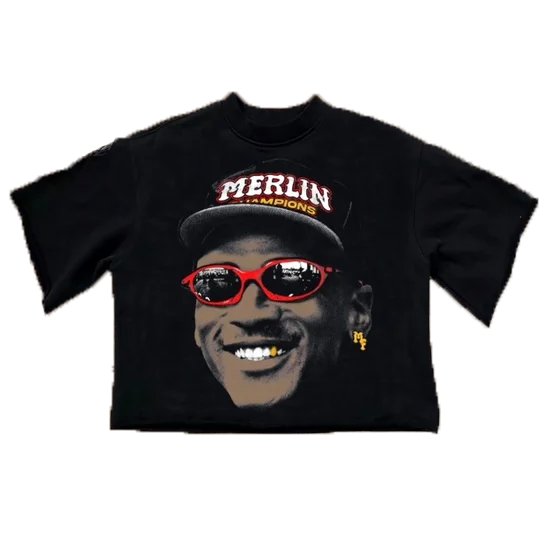 Men's T Shirts Y2k Harajuku Printed T-shirts And American Fashion Brand Oversized Short-sleeved Tops Men Retro Casual Wear