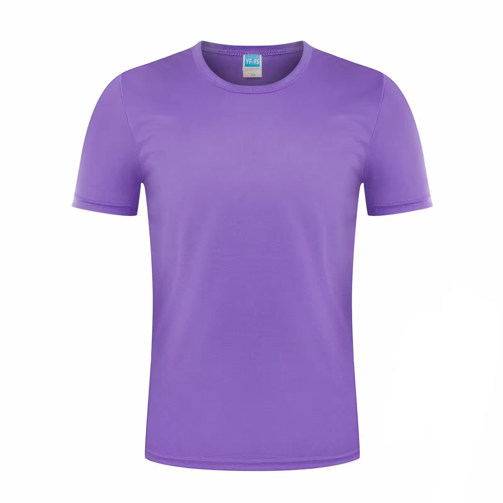 Wholesale stock Cheap Quick Dry 100% Polyester Plain Blank Men's T-shirt Custom Logo Printed Logo Custom Men T Shirts