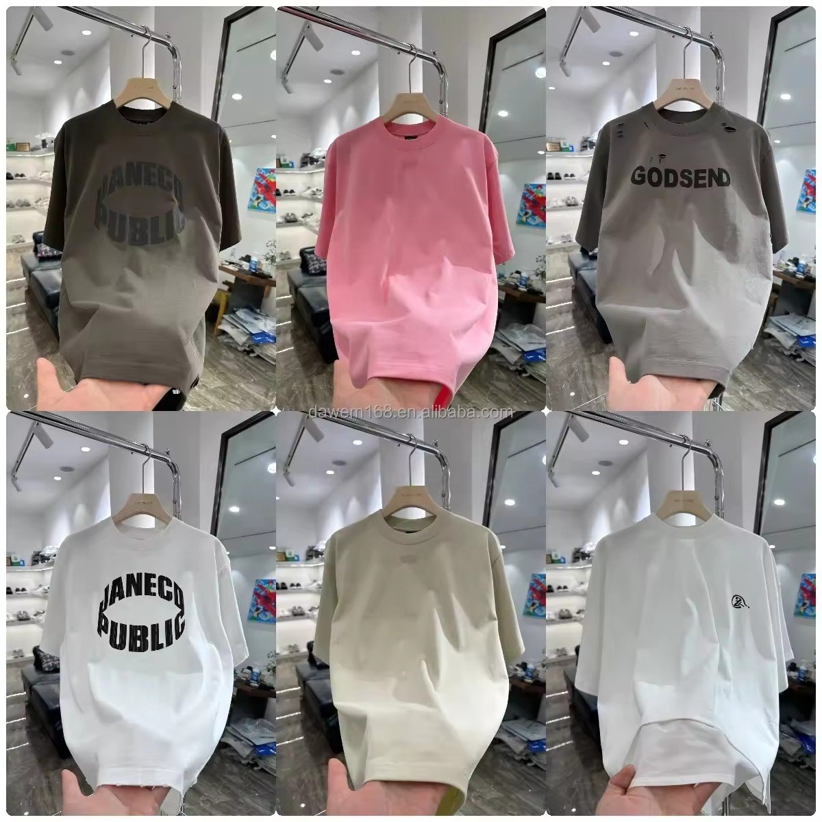 European size trendy T-shirt men's printed men's T-shirt high quality graphic T-shirt wholesale