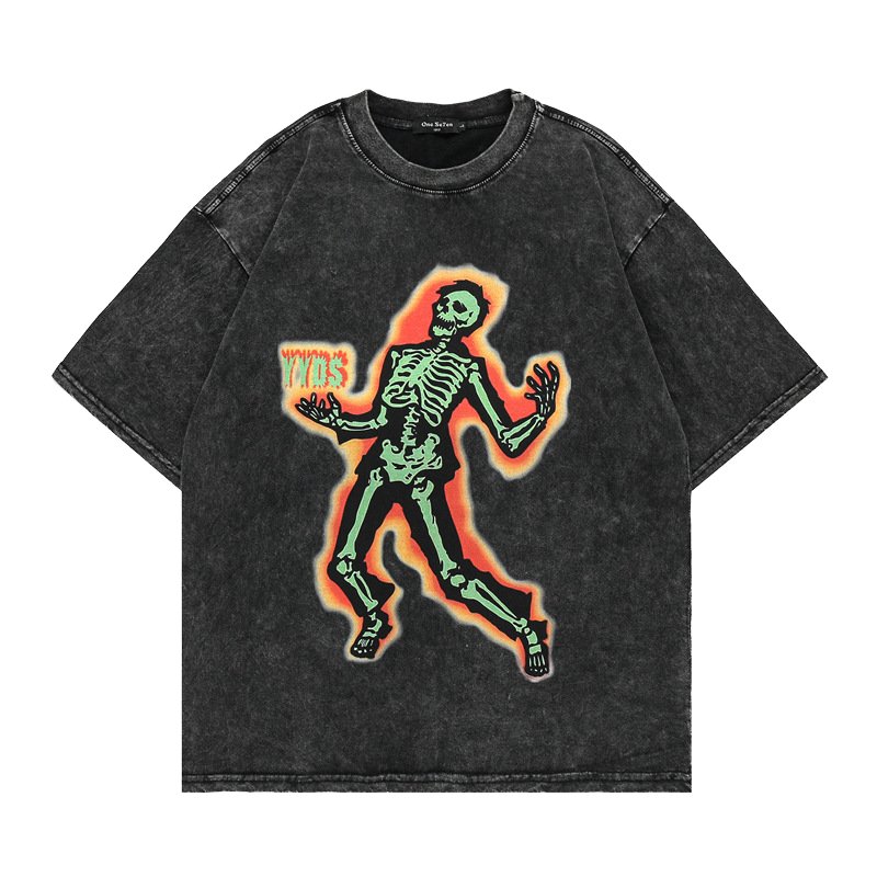 Dtg Print Streetwear Graphic Tees Blank Tshirt Plus Size Men'S Clothing Acid Wash T-Shirt Mens Custom Vintage Oversized T Shirts