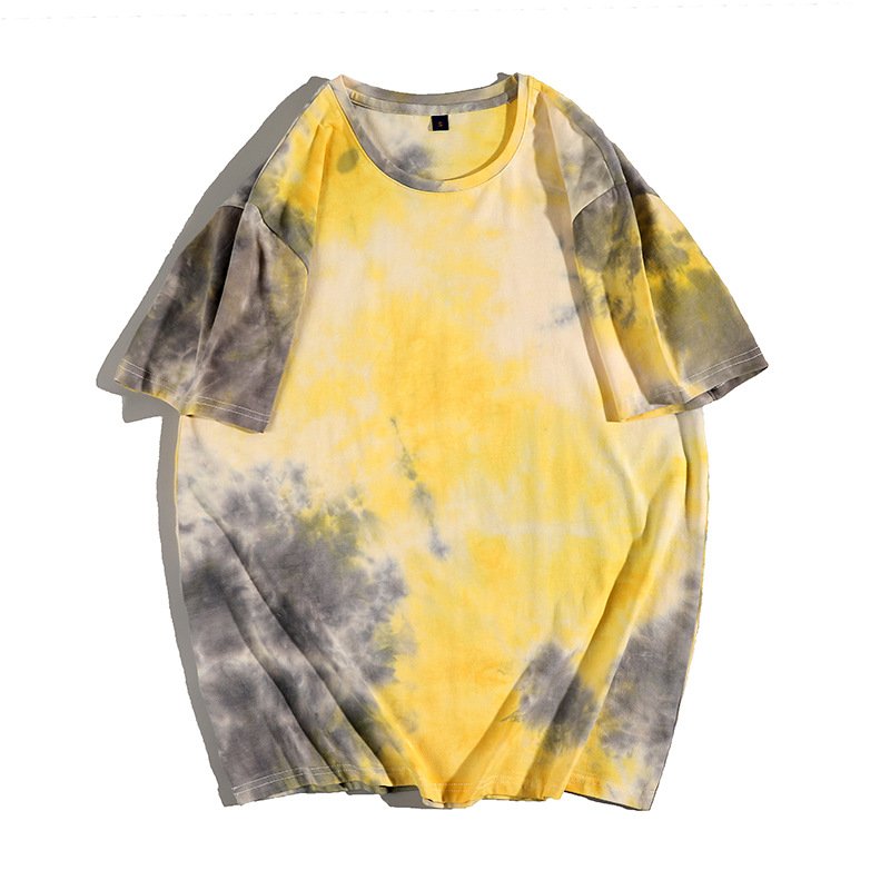 Fashion Drop Ship Cotton Oversize Summer Tie Dye Streetwear Men's T-shirts