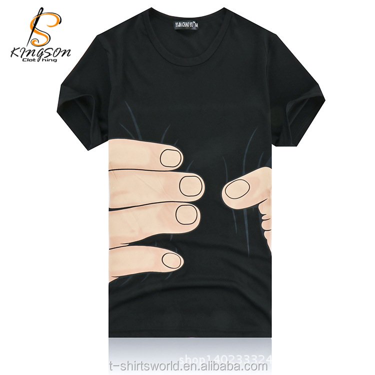 Wholesale Mens Blank 100% Cotton T Shirt High Quality Printing Plain Men'S T-Shirts Custom Logo Printed Black T Shirts