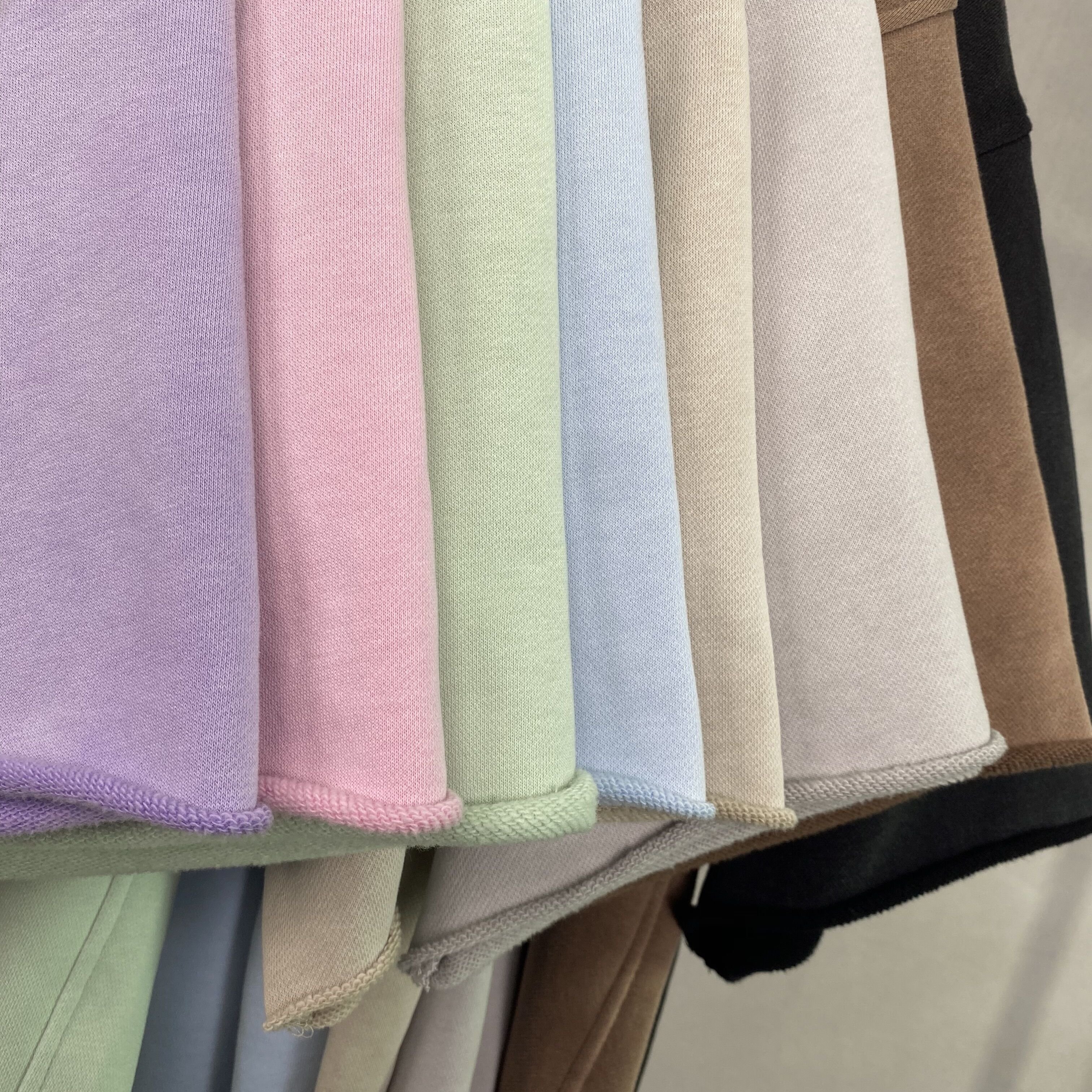 High Quality 360gsm Water Wash Raw Edge Distort Unisex T-shirt Cotton French Terry Vintage French Terry Men's T-shirt