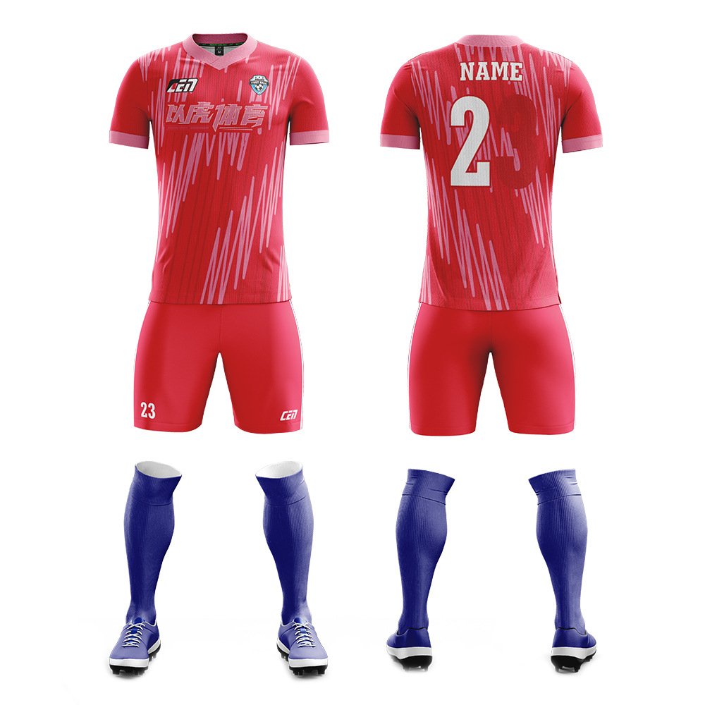 OEM ODM Custom 2024 Sublimation Football Jersey Polyester Fabric Training Soccer Uniform