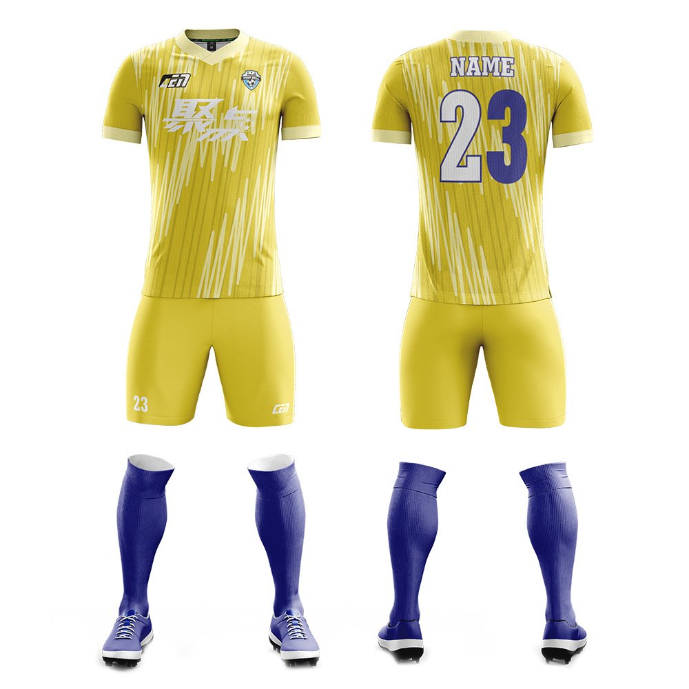 OEM ODM Custom 2024 Sublimation Football Jersey Polyester Fabric Training Soccer Uniform