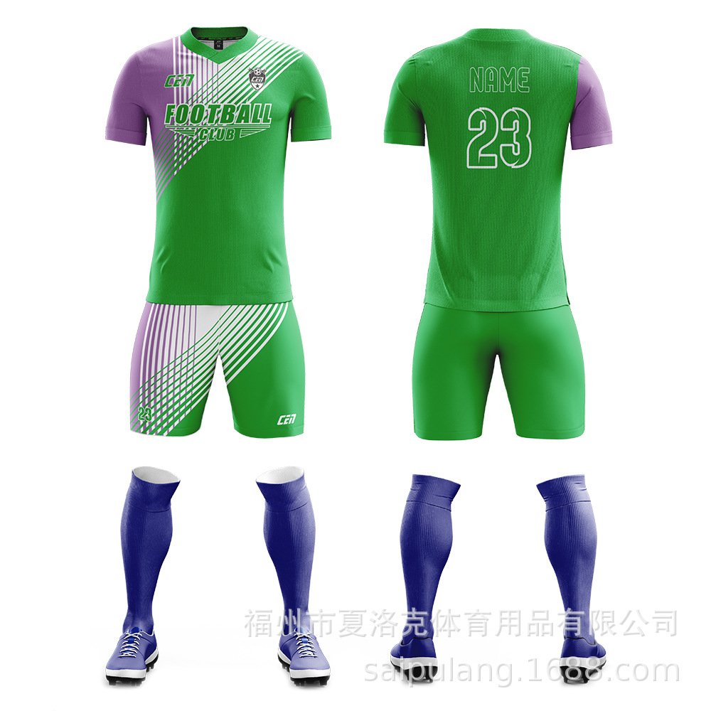 OEM ODM Custom 2024 Sublimation Football Jersey Polyester Fabric Training Soccer Uniform