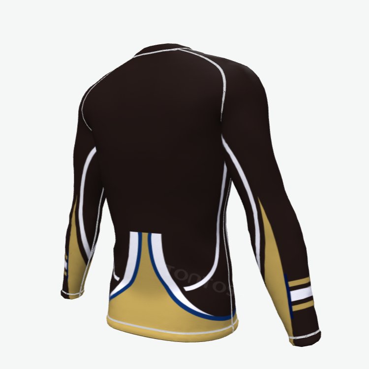 Soft Fabric Custom Logo Long Sleeve Surf Shirt Sportswear Polyester Adults Unisex Rash Guard Shirt Black Rashguard Shirt for Men