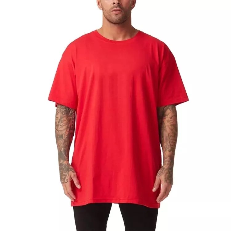 Hot sale Custom Fashion Oversized 100% cotton men's clothes t-shirt Casual sports gym t-shirts for men