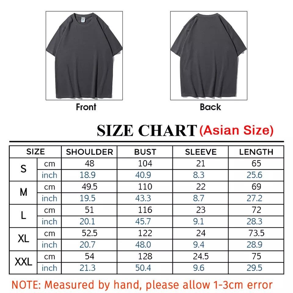 Asian Size China Manufacturer Custom Clothing Men's T-shirts 280gsm Heavy Cotton Oversized Drop Shoulder T Shirt