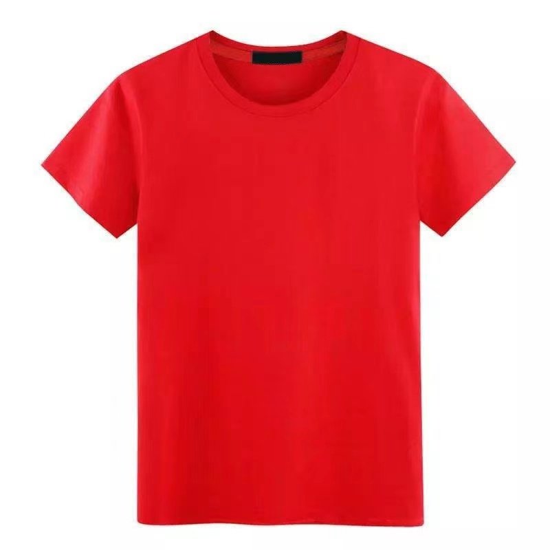 Custom oversized summer 100% polyester round collar pullover short sleeve LOGO custom dry suitable men's T-shirt