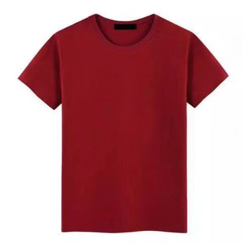 Custom oversized summer 100% polyester round collar pullover short sleeve LOGO custom dry suitable men's T-shirt