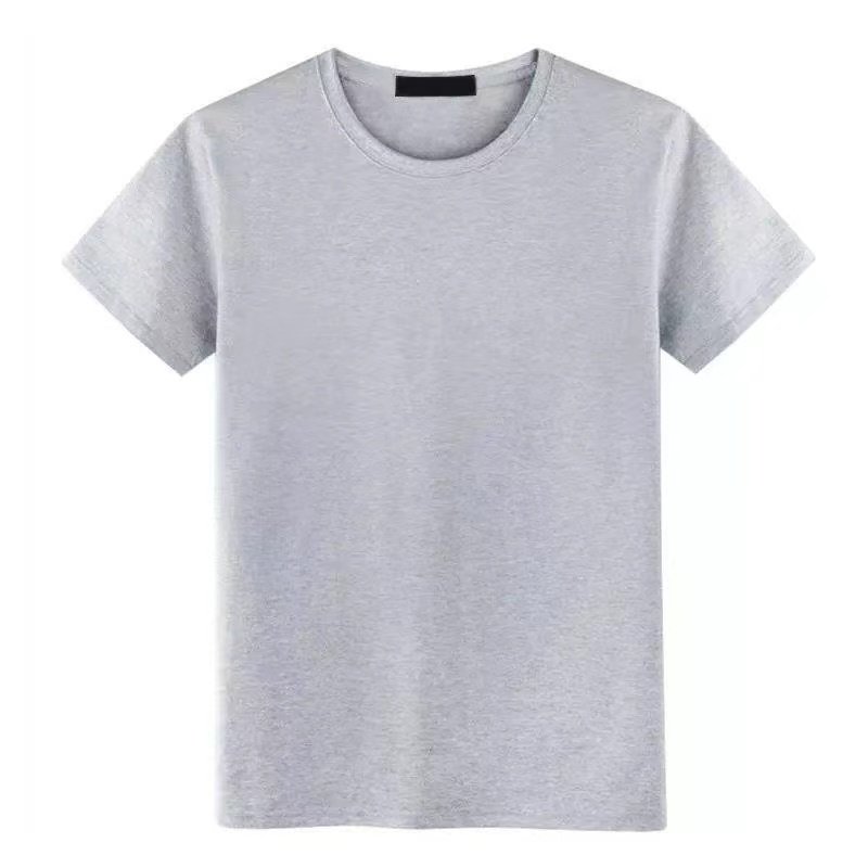 Custom oversized summer 100% polyester round collar pullover short sleeve LOGO custom dry suitable men's T-shirt