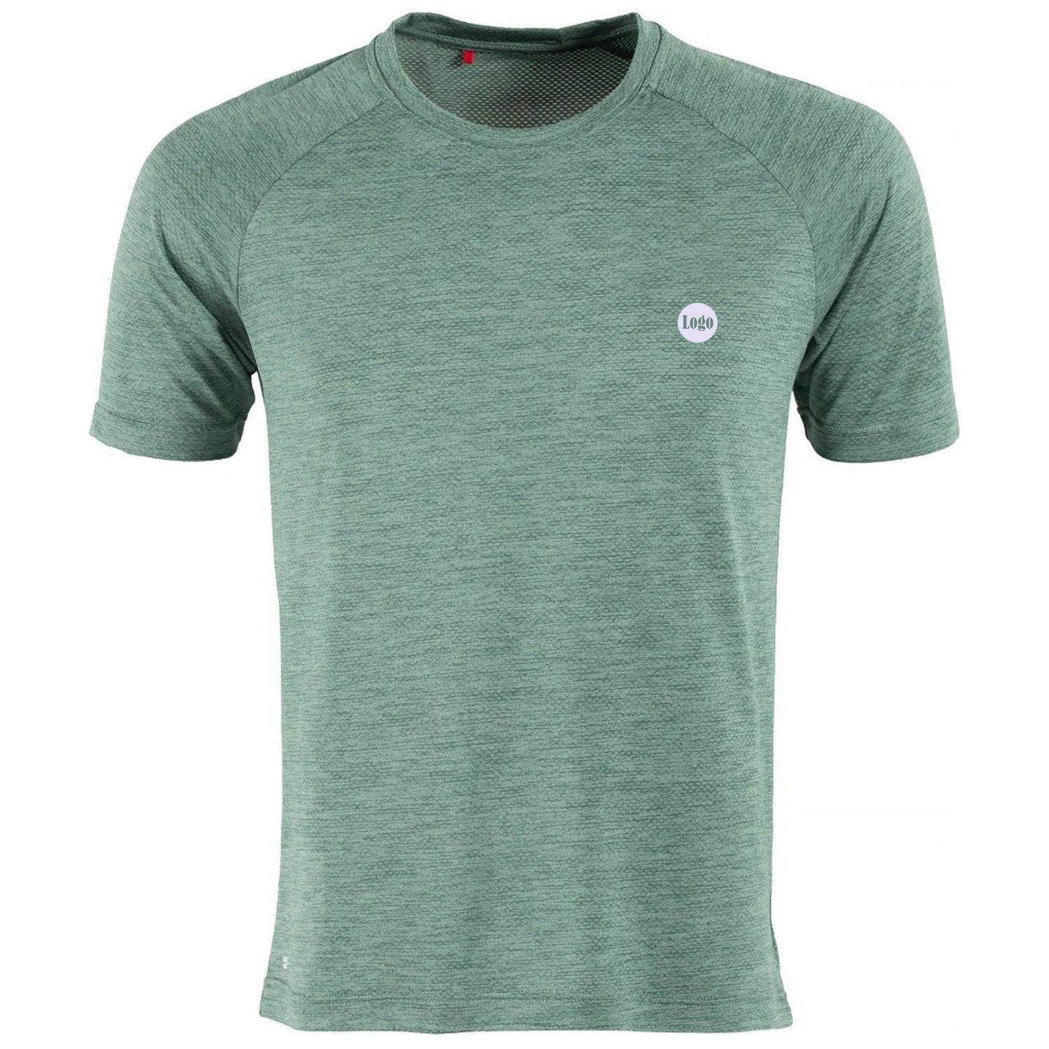 OEM ODM Custom Polyester Elastane Logo Printed Sports Workout Men's T-Shirts Summer Wear Quick Dry Promotional Tee From BD