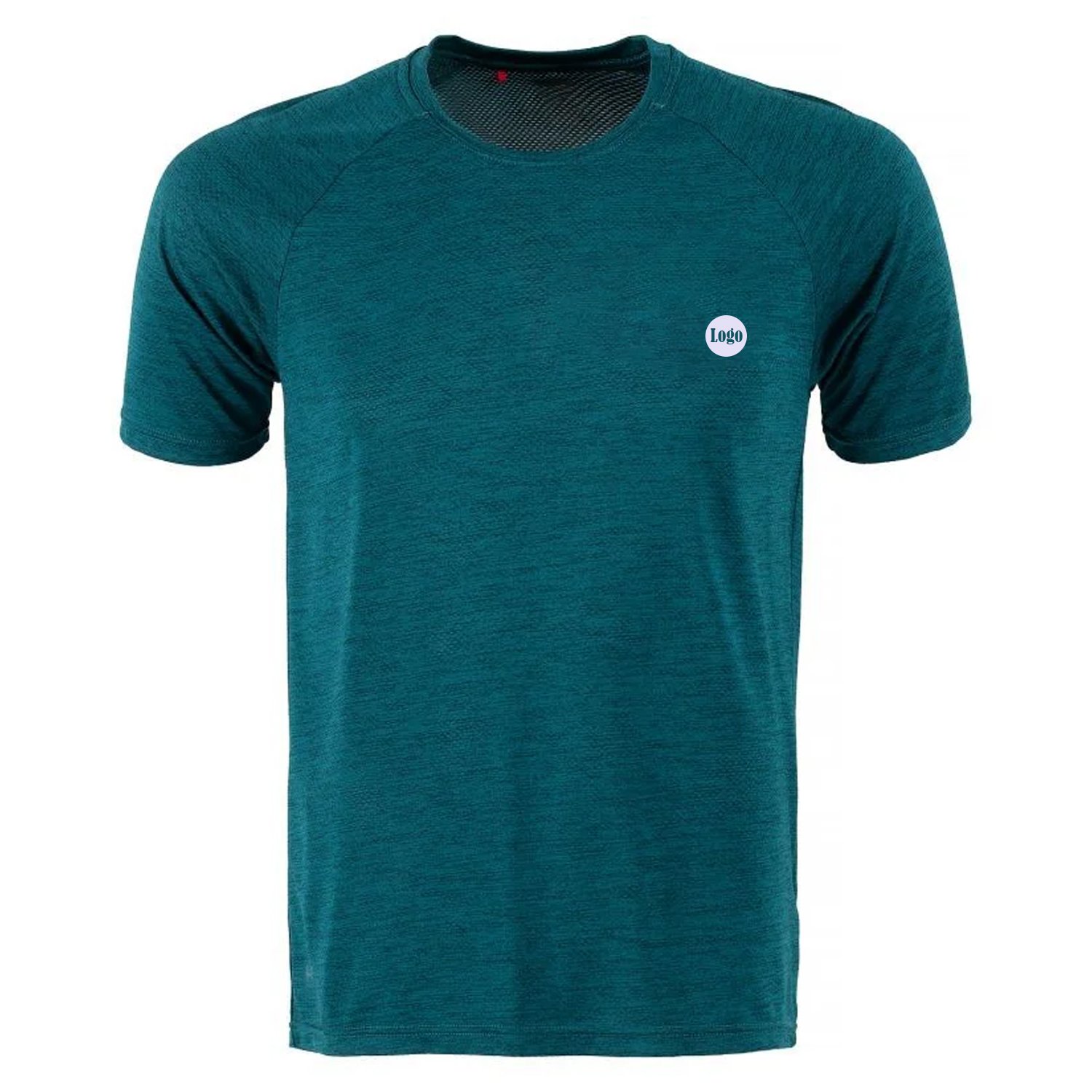 OEM ODM Custom Polyester Elastane Logo Printed Sports Workout Men's T-Shirts Summer Wear Quick Dry Promotional Tee From BD