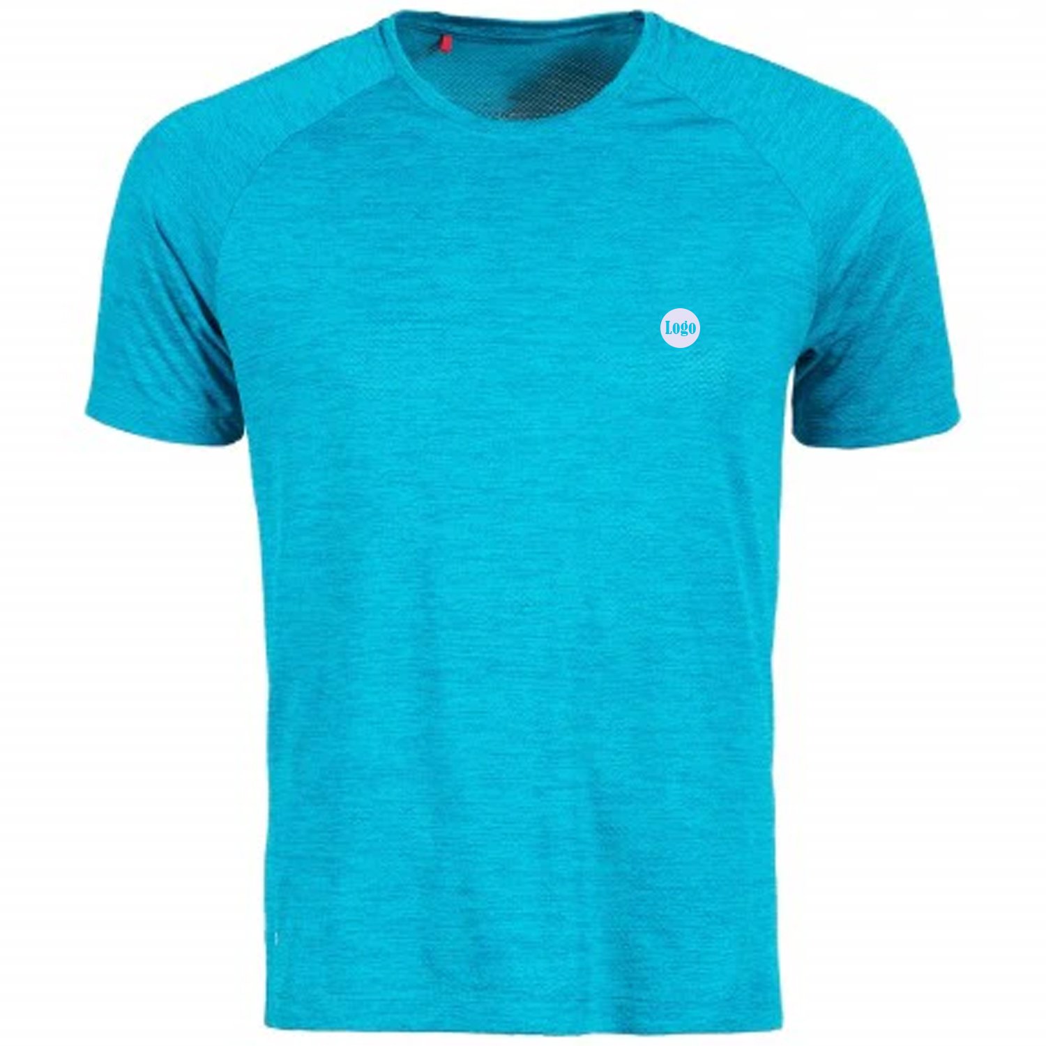 OEM ODM Custom Polyester Elastane Logo Printed Sports Workout Men's T-Shirts Summer Wear Quick Dry Promotional Tee From BD