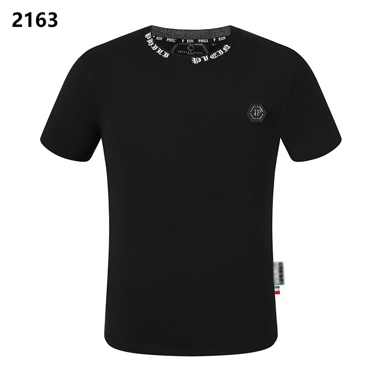 Summer fashion with breathable cotton slim fit comfort drill skull top PLEIN men's T-shirt