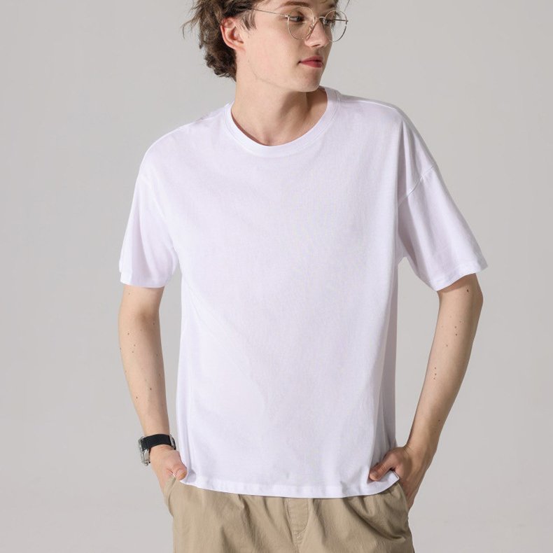 High Quality Heavyweight 280gsm 100% Cotton Oversized Printed Embroidered Plain Tee Plus Size Men's Custom T Shirt