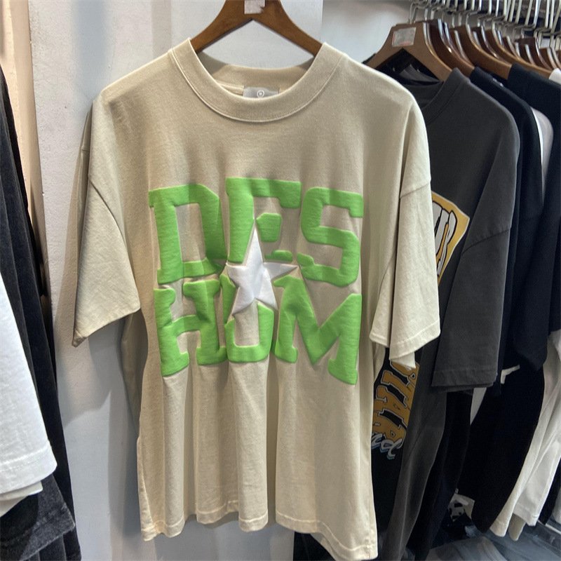 High Quality Heavyweight 280gsm 100% Cotton Oversized Printed Embroidered Plain Tee Plus Size Men's Custom T Shirt