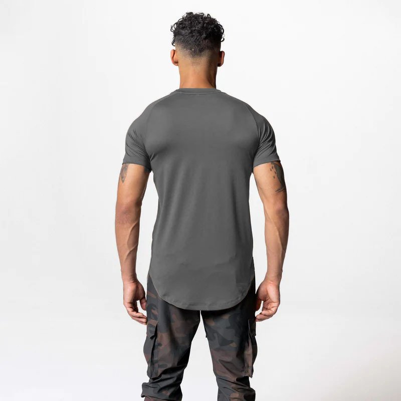 high quality training shirt sweat-wicking quick dry breathable casual summer sport gym men's t shirt