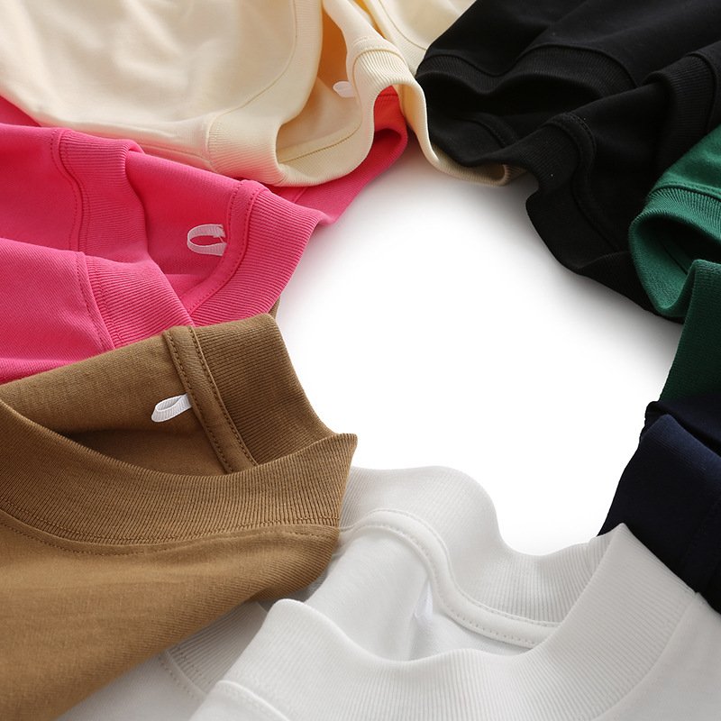 100% cotton Oversized men's t-shirt with logo custom trademark print plain Heavyweight tshirt printed blank High Quality t shirt