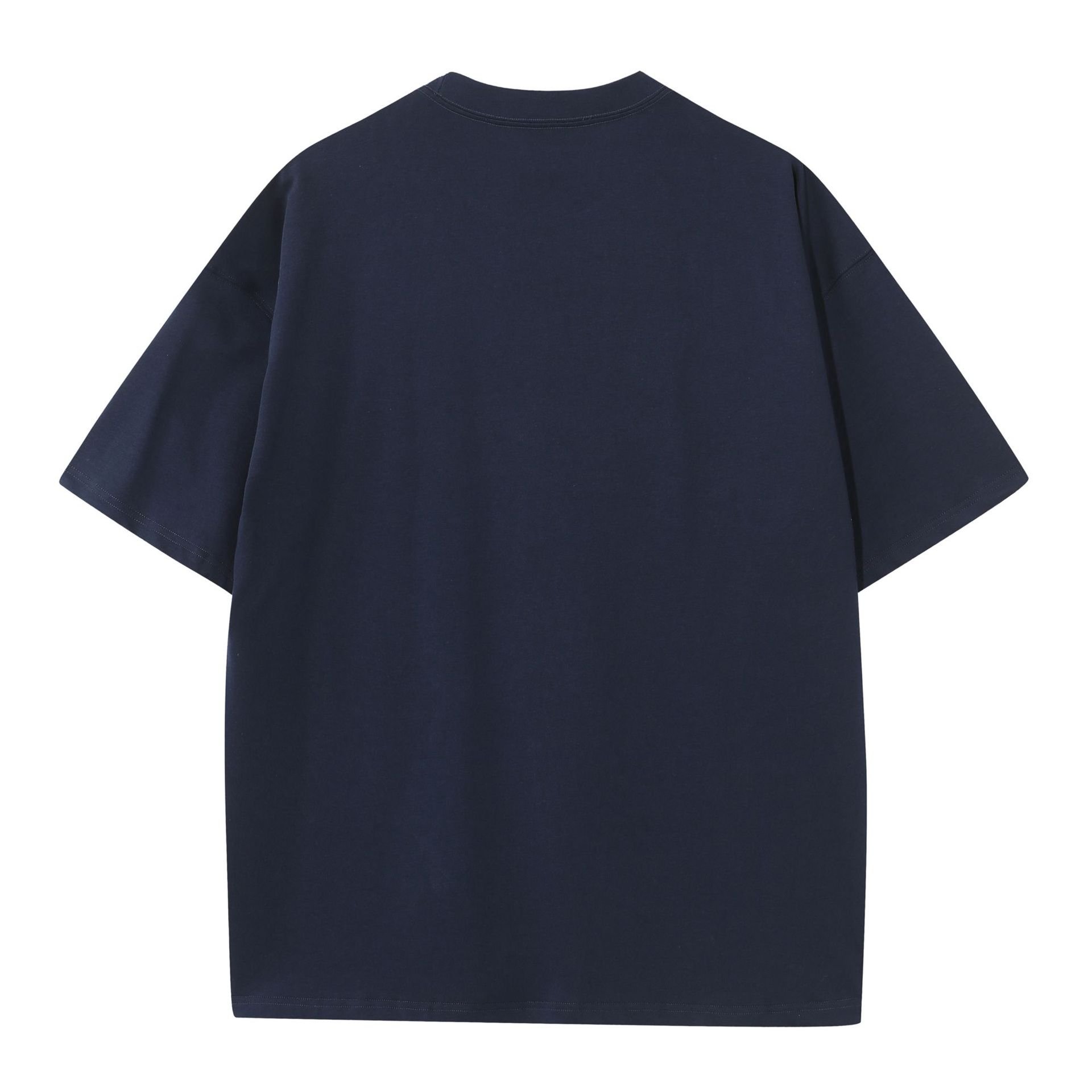 100% cotton Oversized men's t-shirt with logo custom trademark print plain Heavyweight tshirt printed blank High Quality t shirt