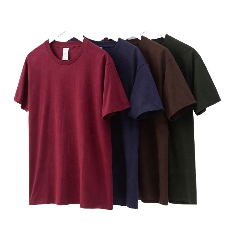 Wholesale high quality drop shoulder oversized t shirt brand custom printing graphic men's t-shirts