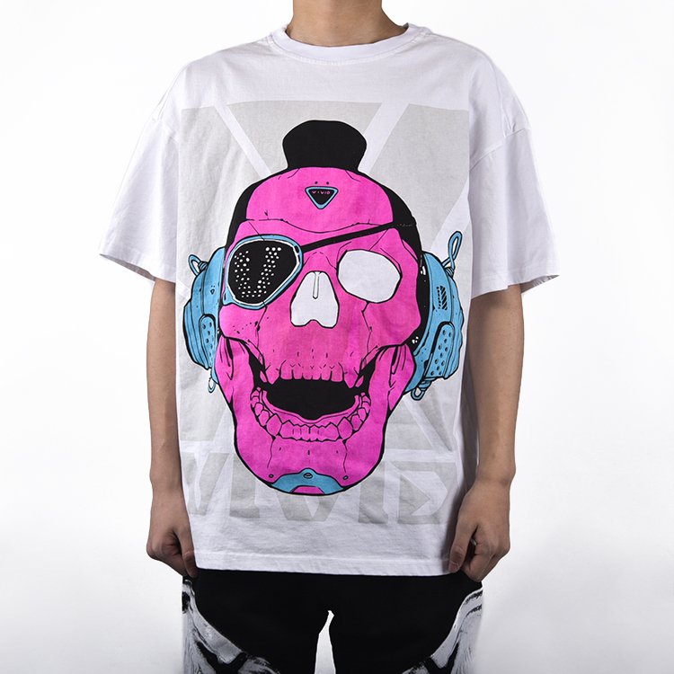 New Design Drop Shoulder 100% Cotton Plus Size Short Sleeve Digital Printed Oversized Men's T-shirt