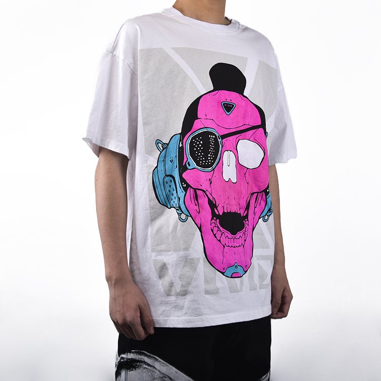 New Design Drop Shoulder 100% Cotton Plus Size Short Sleeve Digital Printed Oversized Men's T-shirt