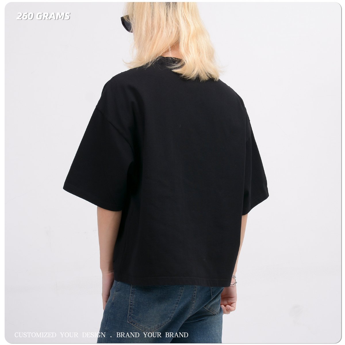high quality heavyweight distressed men's t-shirts acid wash oversized tshirt custom cropped t shirt men
