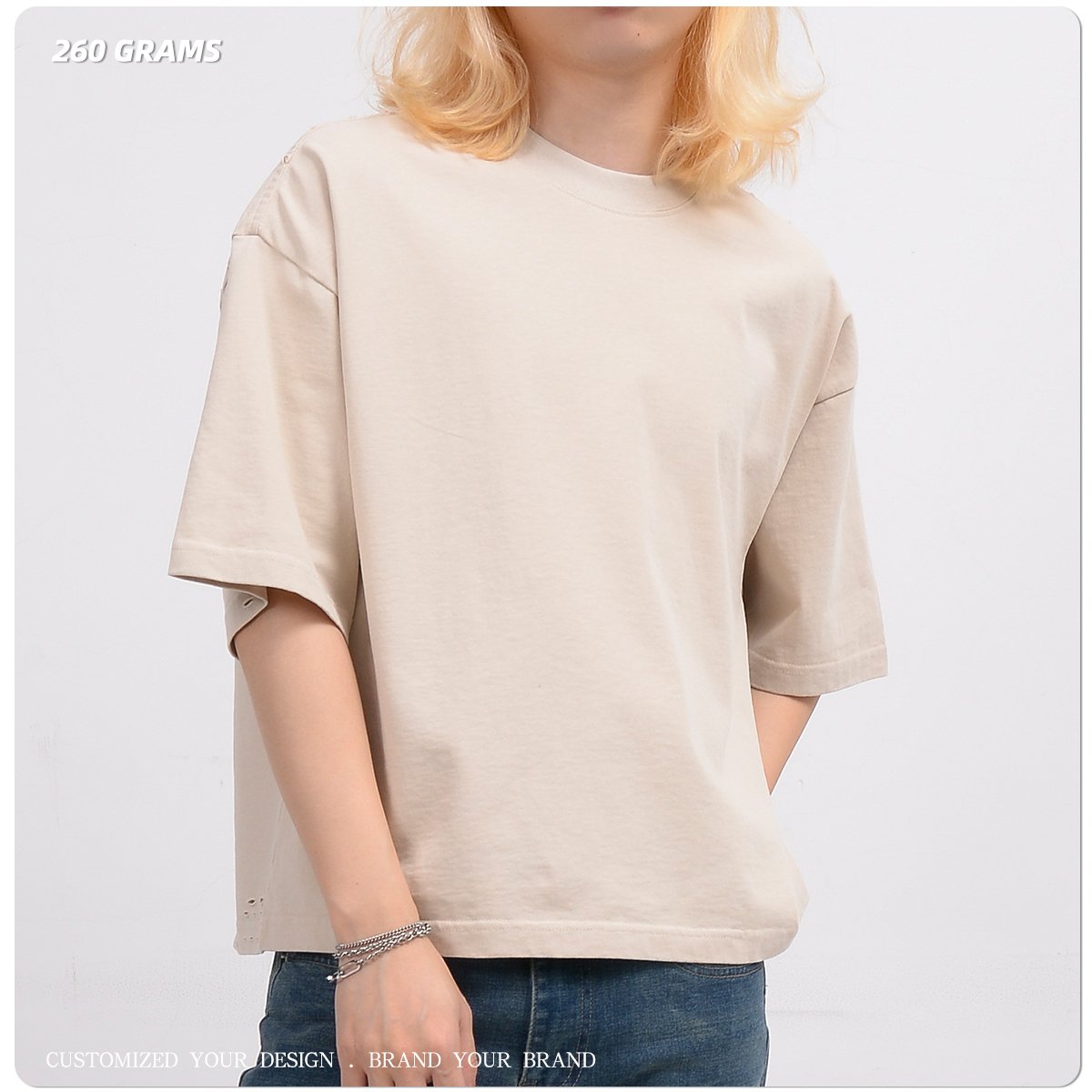 high quality heavyweight distressed men's t-shirts acid wash oversized tshirt custom cropped t shirt men