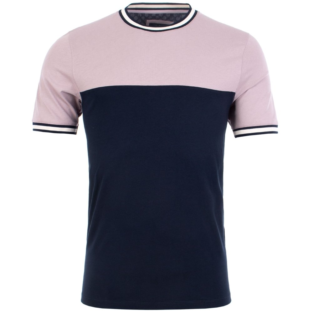 Breathable Casual T Shirt Customized Fashionable Quick Dry Men's Paneled Shirt