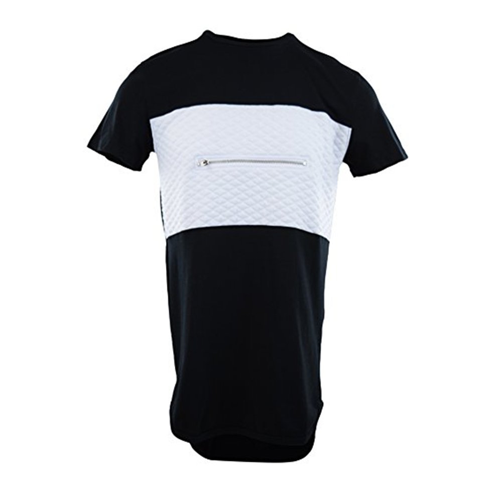 Breathable Casual T Shirt Customized Fashionable Quick Dry Men's Paneled Shirt