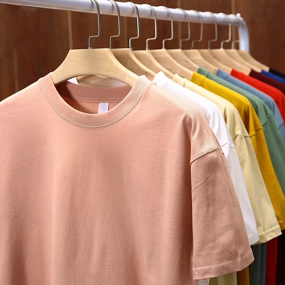 High Quality Cool Youth 220 Grams Custom T Shirts 100% Cotton Blank Plain Men's T-shirts T Shirt