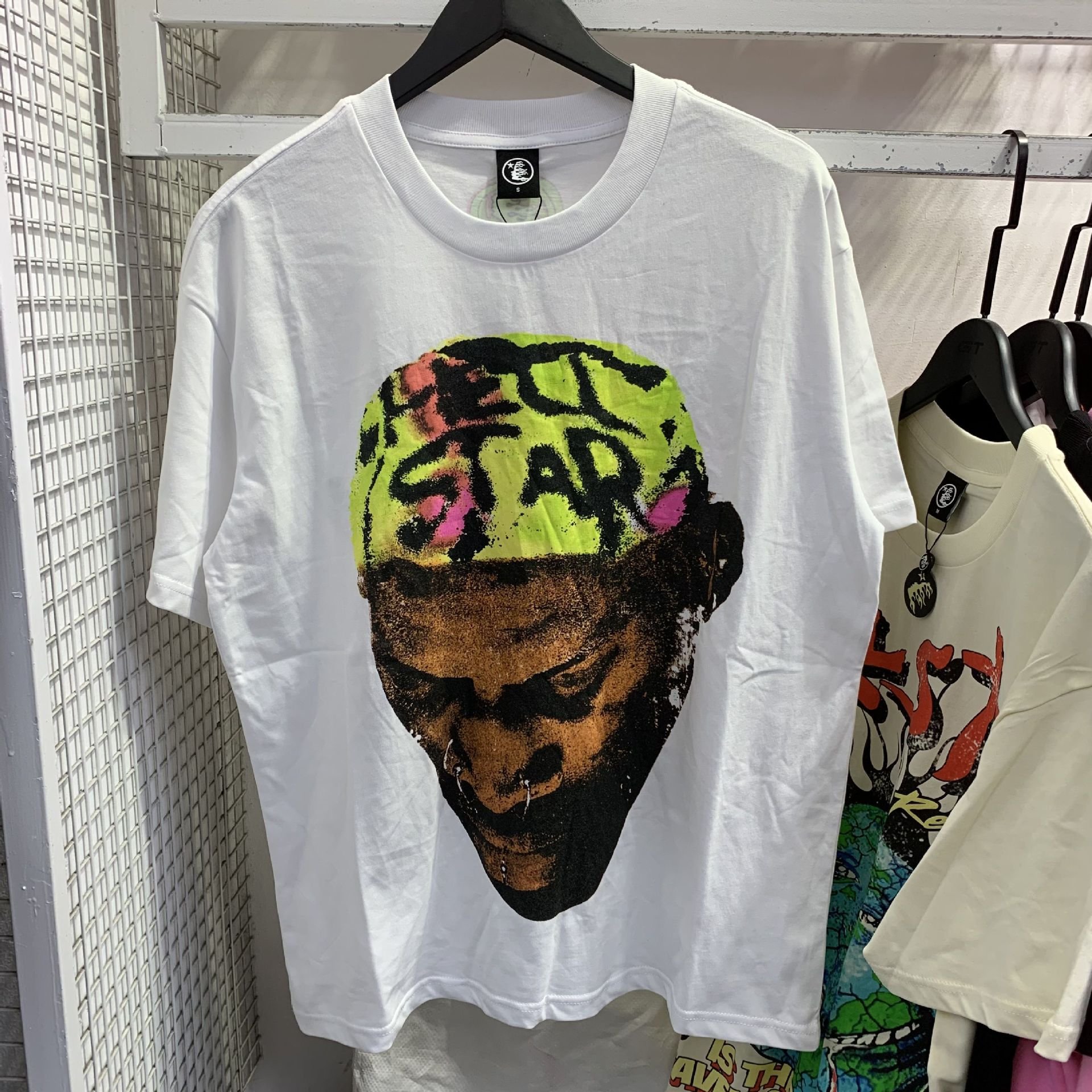 100% Cotton Unisex Printed European and American trendy loose fashion brand casual pure cotton streetwear summer T-shirt 2024