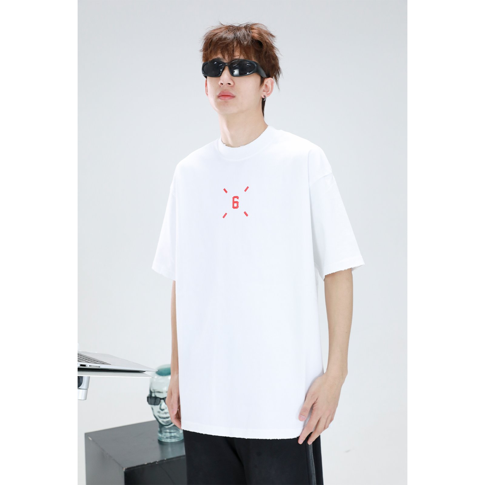 High Quality Wholesale 100% Cotton 250gsm Short Sleeve Streetwear Printed Casual Men'S T-Shirt