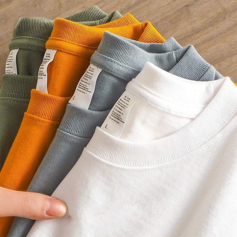 Heavyweight Cotton Tshirt Manufacturer Plain Oversized Printed Embroidered Plain Tee plus size men's custom t shirt Pour Hommes