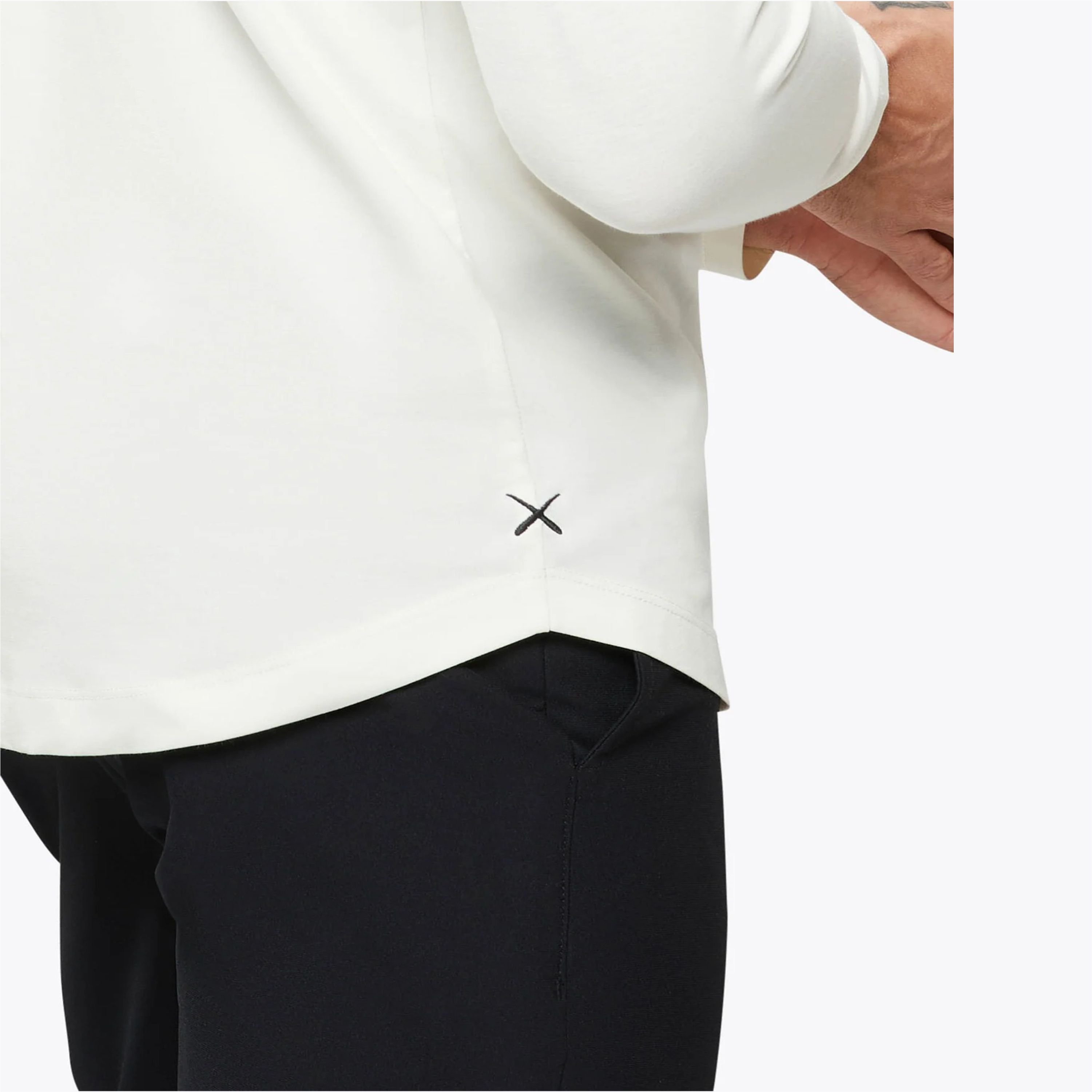Custom Logo Buttery Soft Henley Shirt - 62% Polyester, 33% Cotton, 5% Spandex, Long Sleeves, Curve Hem, Bone Color