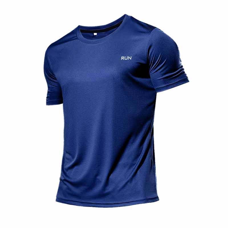 Custom Printing blank men's t-shirts 100% Polyester Sport Tee shirt blouses tops unisex gym dry-fit Plain T Shirt