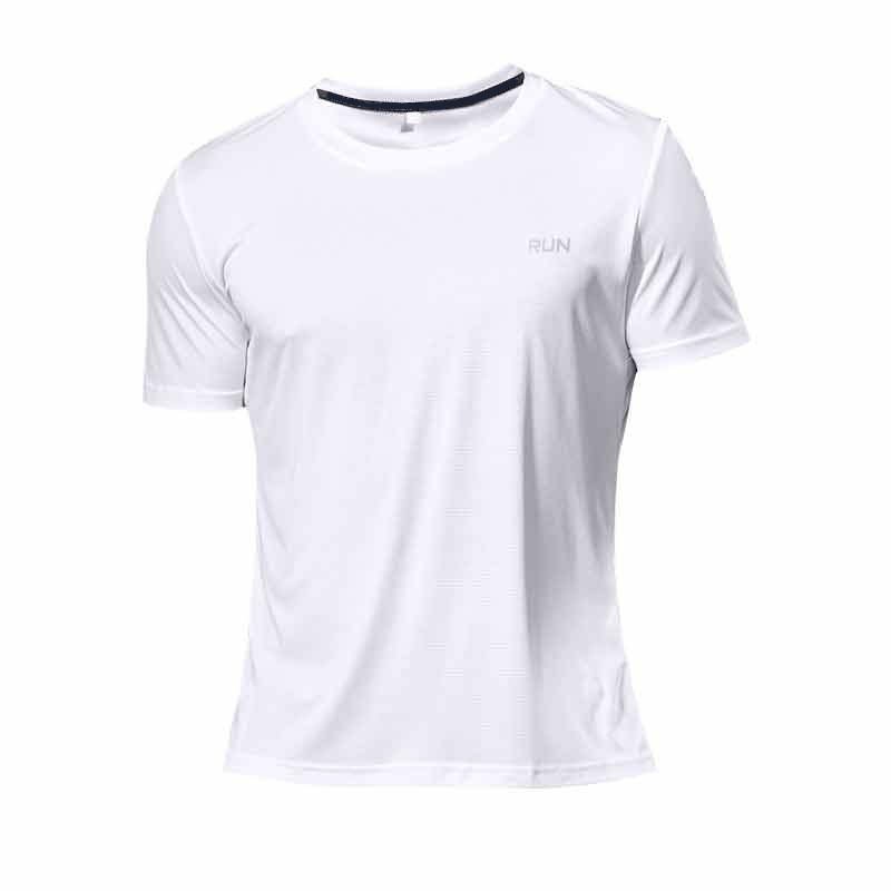 Custom Printing blank men's t-shirts 100% Polyester Sport Tee shirt blouses tops unisex gym dry-fit Plain T Shirt